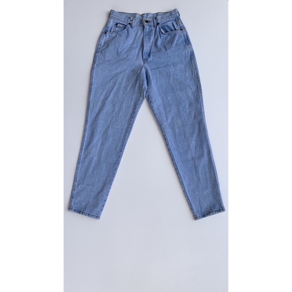 Chic High Waist Vintage Mom Jeans Tapered Leg Sz 14